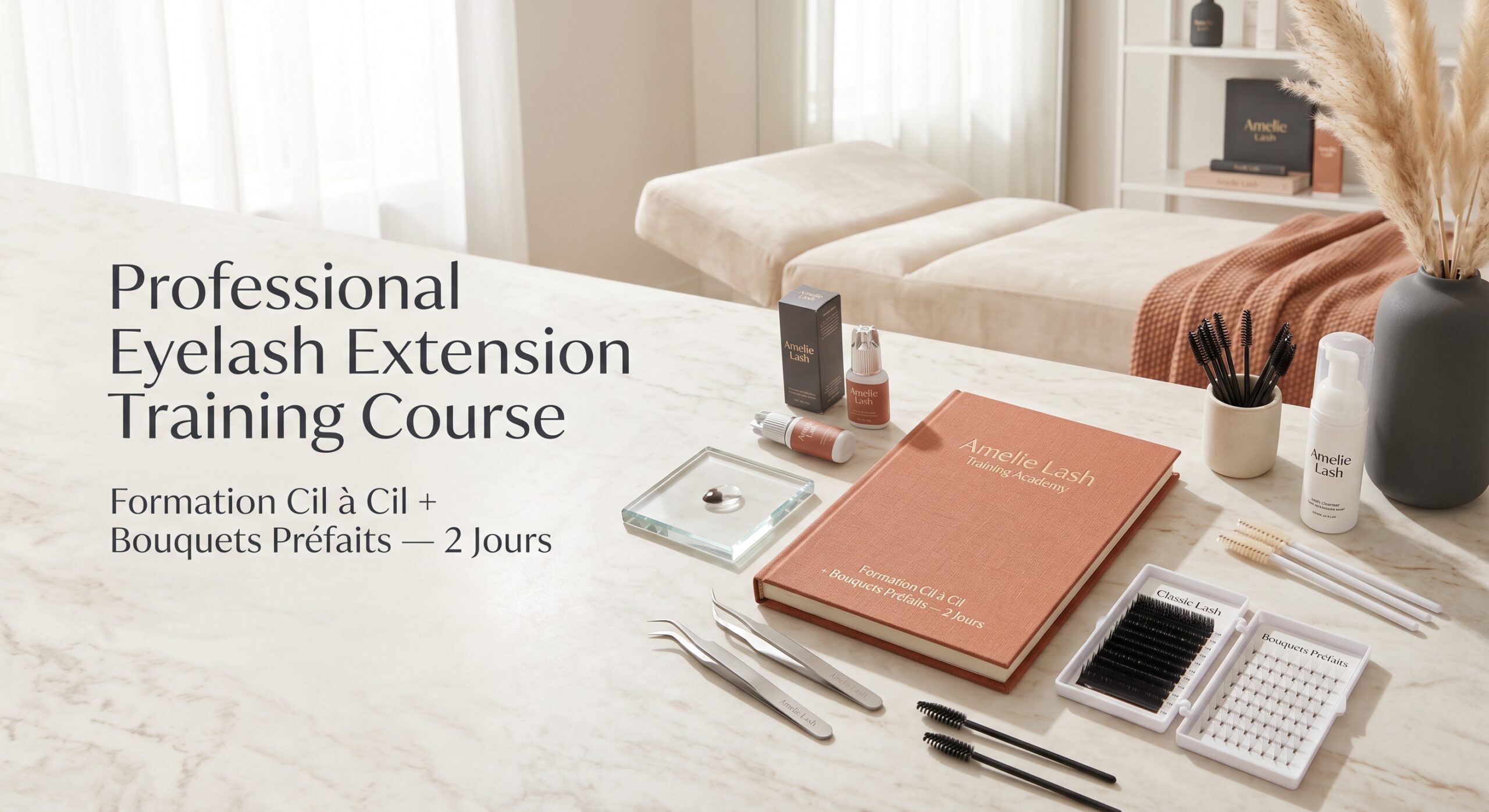 Formation Fondamentale — Cil à Cil & Bouquets Préfaits — 3 jours